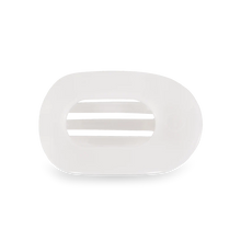 Load image into Gallery viewer, Small Teleties Flat Round Hair Clip - Coconut White