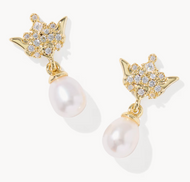 Disney | Kendra Scott Princess Crown Gold Drop Earrings