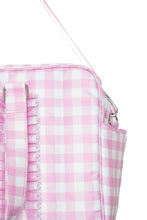 Load image into Gallery viewer, Light Pink Ruffle Weekender Bag