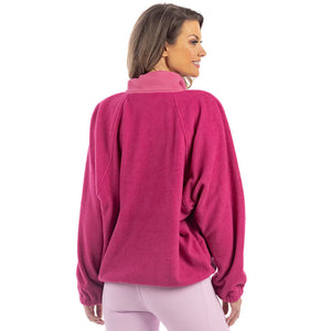 Cozy Daze Fleece Jacket - Hot Pink