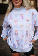 Load image into Gallery viewer, Teddy Bears Sweatshirt - Light Blue