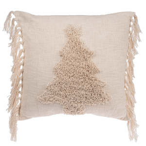 Ganz Tufted Christmas Tree Pillow