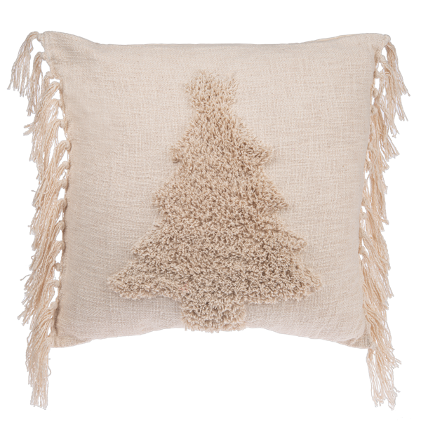 Ganz Tufted Christmas Tree Pillow