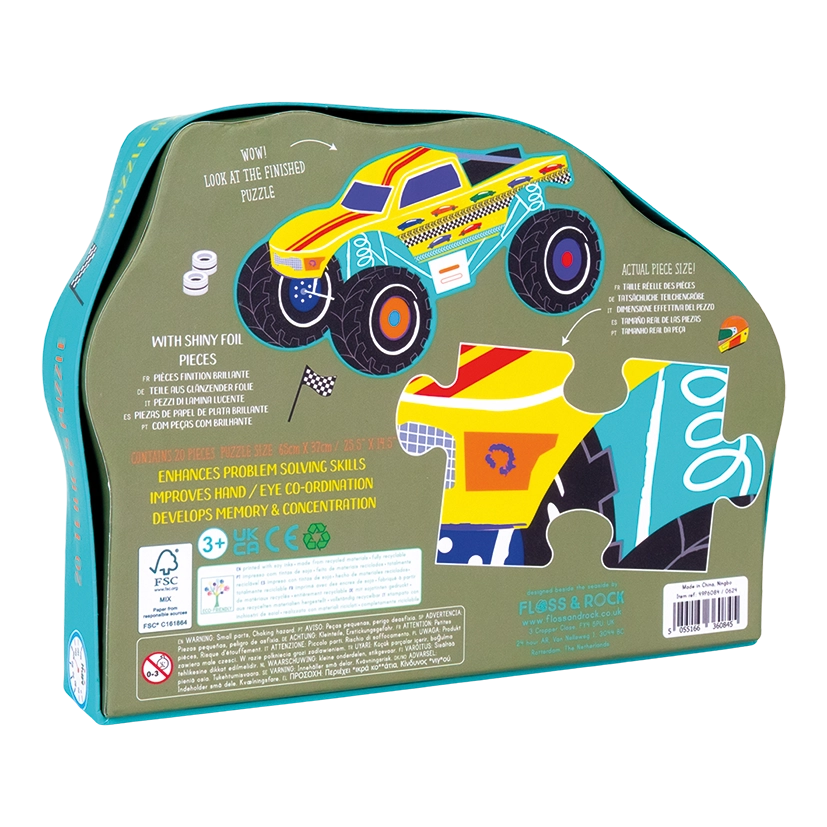 Children's 20pc Puzzle - Monster Truck