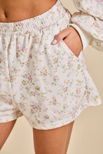 Load image into Gallery viewer, Miss Floral Lounge Shorts - Ivory