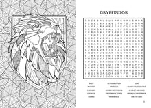 Load image into Gallery viewer, Harry Potter Word Search and Coloring Book