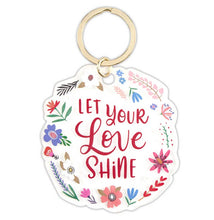 Load image into Gallery viewer, Inspirational Floral Keychains