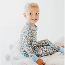 Load image into Gallery viewer, Magnolia Baby Long Pajamas - Blue Dachshund