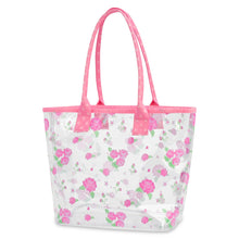 Load image into Gallery viewer, Pretty in Pink Clear Tote Bag