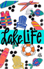 DK Designs Garden Flag - Lake Life