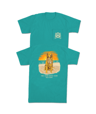 Old Row Good Boy Club Beach Dog Tee - Washed Green