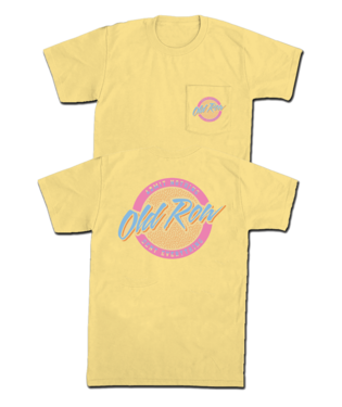 Old Row Circle Logo Pocket Tee - Butter