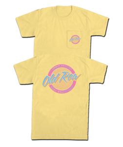 Old Row Circle Logo Pocket Tee - Butter
