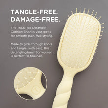 Load image into Gallery viewer, Teleties Thick Hair Detangler Brush - Tan