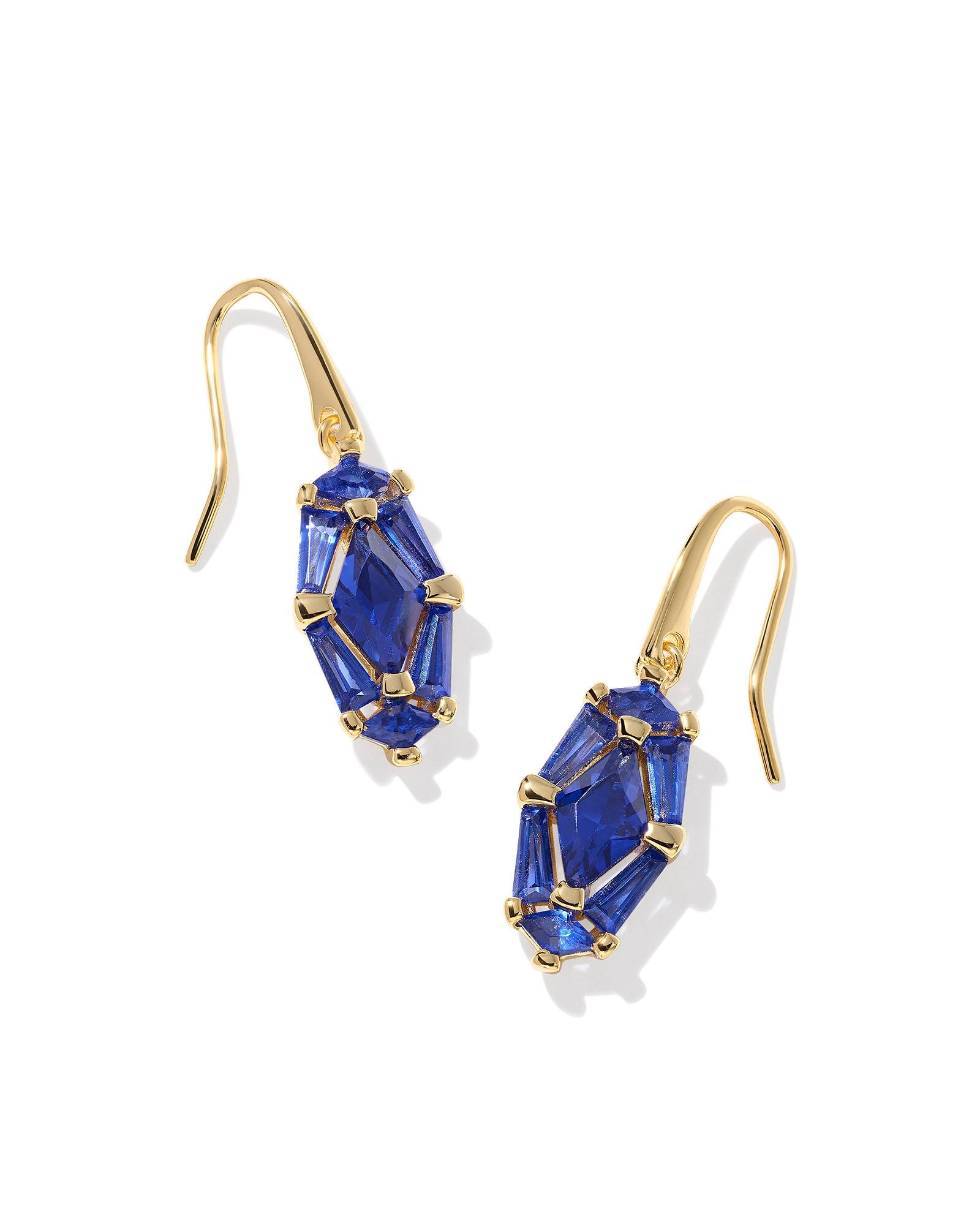 Kendra Scott Brass plated offers Blue Lapis Earrings