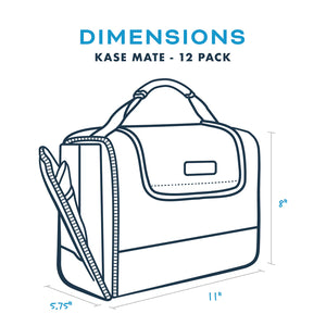 Kanga Coolers Kase Mate 12 Pack - Retro