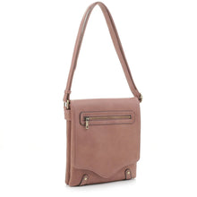 Load image into Gallery viewer, Jenni Pocket Fold Over Crossbody - Dark Mauve