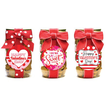 Load image into Gallery viewer, Oh, Sugar! "Happy Valentine's Day" Pint Jar - Chocolate Chip