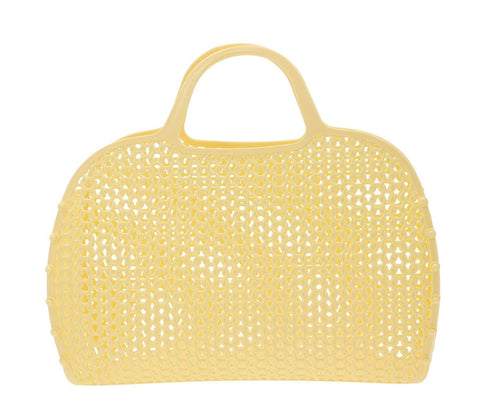 Retro Vintage Beach Bag - Lemon