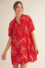 Load image into Gallery viewer, Sherri Floral Dress - Red