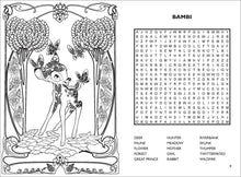 Load image into Gallery viewer, Disney Word Search and Coloring Book by Editors of Thunder Bay Press: Paperback; 120 pages / English