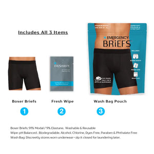 Emergency Briefs Kit - Men's Boxer Briefs