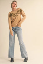 Load image into Gallery viewer, Fall Whimsy Knit Sweater - Taupe Olive