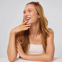 Load image into Gallery viewer, Kitsch Mini Rhinestone Claw Clips 2pc Set - Cherry