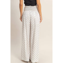 Load image into Gallery viewer, Fancy Dot Wide-Leg Pants - Oatmeal