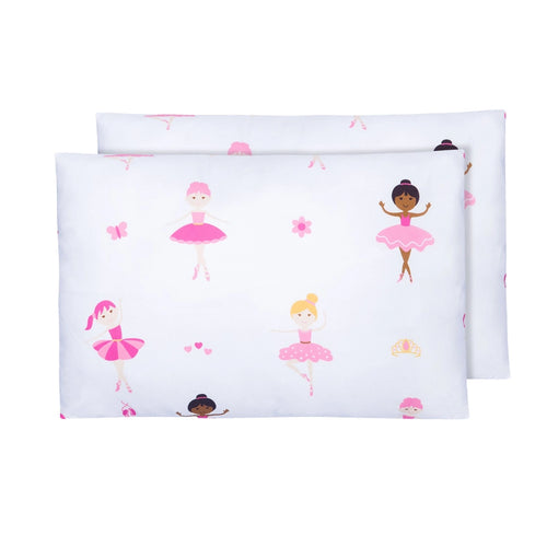 Toddler Microfiber Pillow Cases - Ballerina