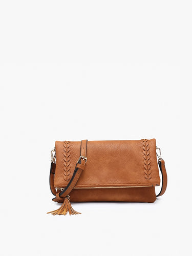 Isadora Whipstitch Crossbody - Brown