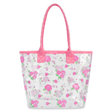 Load image into Gallery viewer, Pretty in Pink Clear Tote Bag