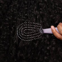 Load image into Gallery viewer, Kitsch Mini Soft Violet Detangling Flexi Brush