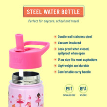 Load image into Gallery viewer, Kid&#39;s 14oz Water Bottle - Ballerina