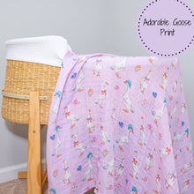 Load image into Gallery viewer, Cute Goose Muslin Swaddle Blanket
