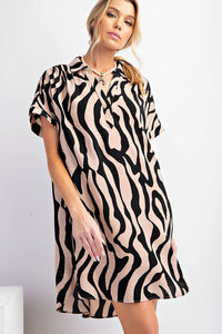 Wild at Heart V-Neck Dress