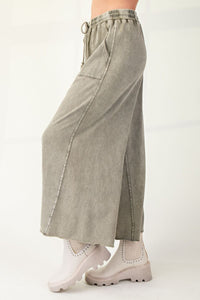 Emma Wide Leg Pants by Easel - Ash