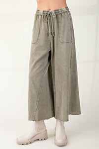 Emma Wide Leg Pants by Easel - Ash