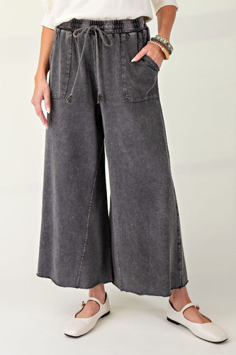 Demi Wide Leg Pants by Easel - Black
