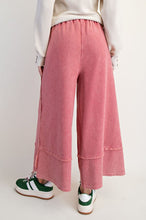 Load image into Gallery viewer, Terry Knit Palazzo Pants by Easel - Boho Red