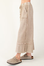 Load image into Gallery viewer, Terry Knit Palazzo Pants by Easel - Mushroom