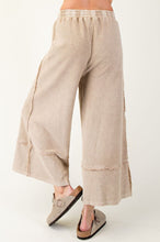 Load image into Gallery viewer, Terry Knit Palazzo Pants by Easel - Mushroom