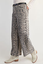 Load image into Gallery viewer, Lucky Leopard Wide Leg Pants by Easel - Brown