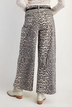 Load image into Gallery viewer, Lucky Leopard Wide Leg Pants by Easel - Brown