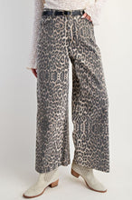 Load image into Gallery viewer, Lucky Leopard Wide Leg Pants by Easel - Brown