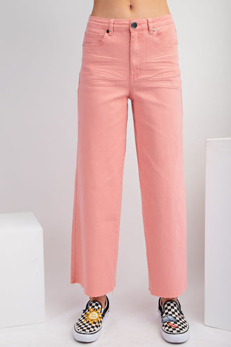 Brooke Wide Leg Pants by Easel - Peach Blossom