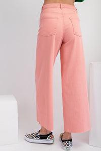Brooke Wide Leg Pants by Easel - Peach Blossom