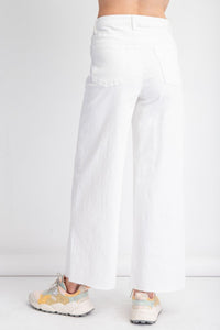 Brooke Wide Leg Pants by Easel - White