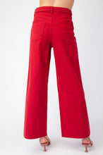 Load image into Gallery viewer, Brooke Wide Leg Pants by Easel - Red Velvet