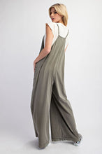Load image into Gallery viewer, Free Spirit Wide Leg Jumpsuit - Olive Grey